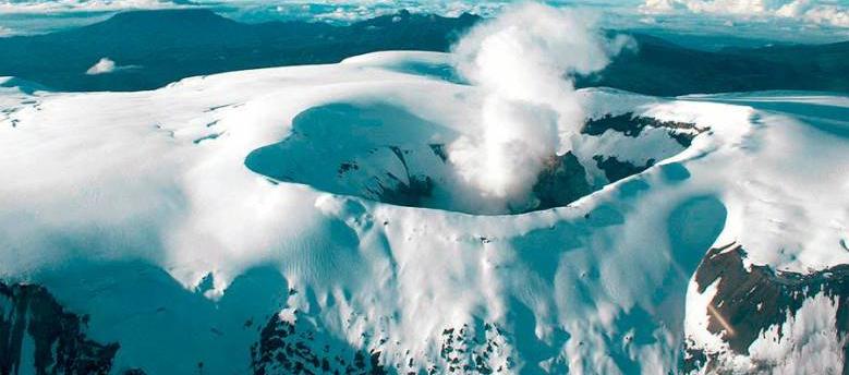 Volcán Nevado del Ruiz.
