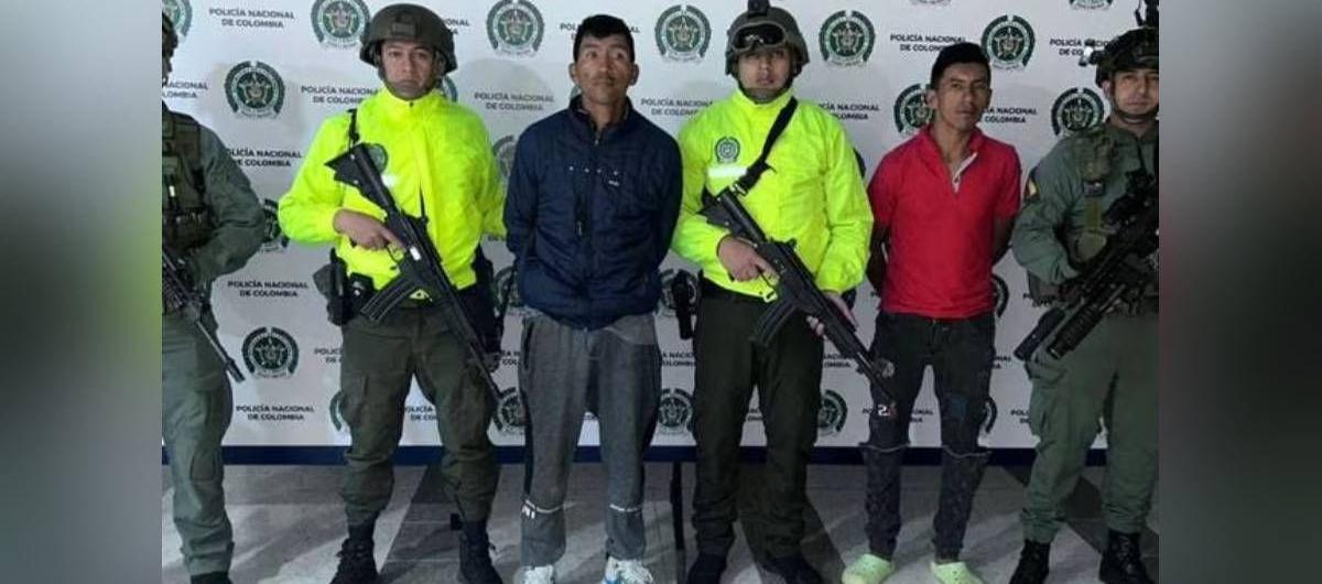 Los dos imputados por la Fiscalía por el crimen de la líder social. 