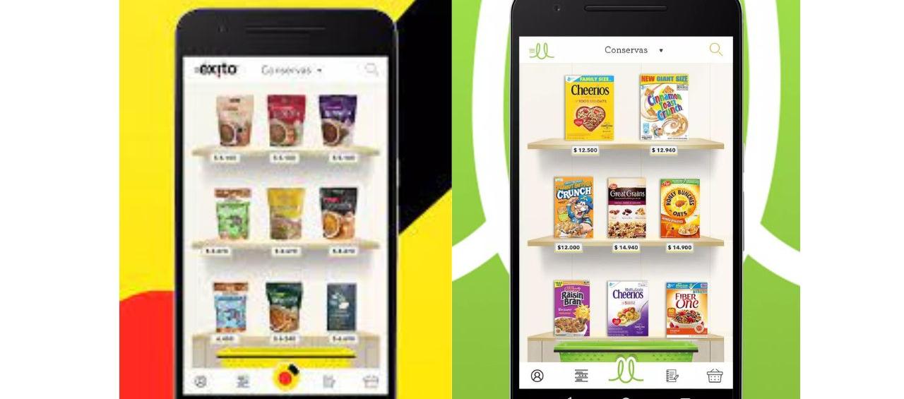 Aplicación móvil de Éxito y Carulla