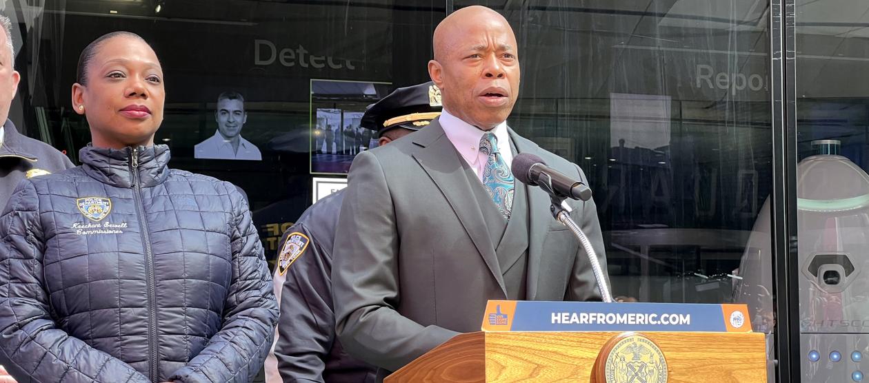 El alcalde de Nueva York, Eric Adams.