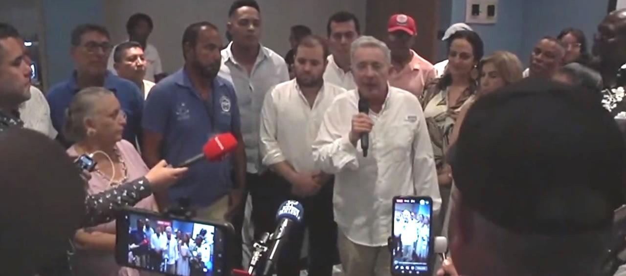 Álvaro Uribe Vélez, director del Centro Democrático.