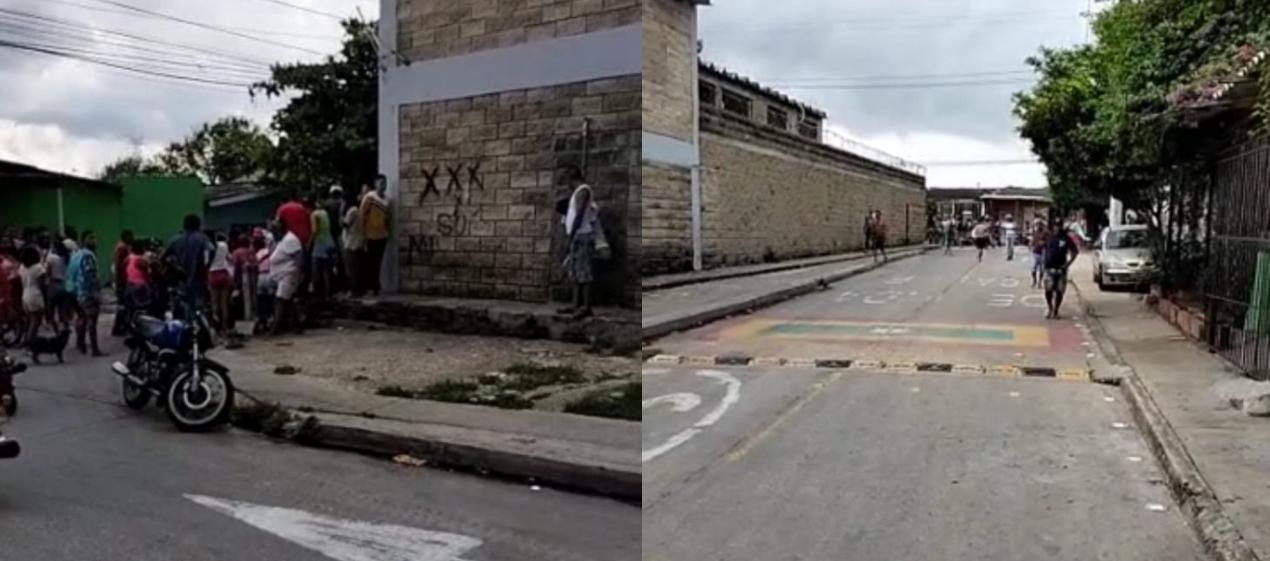 Calle 51 con carrera 1D, donde ocurrió el ataque sicarial. 