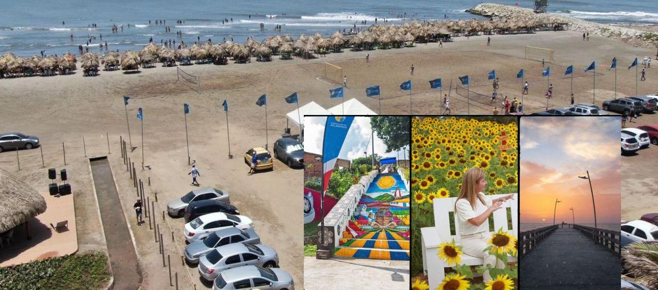 Algunos atractivos turísticos del Atlántico.