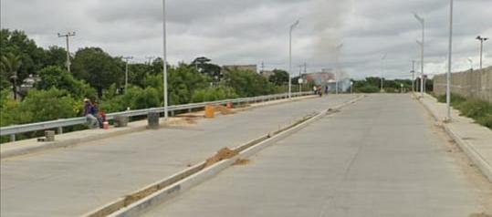 Lugar donde ocurrió el accidente.