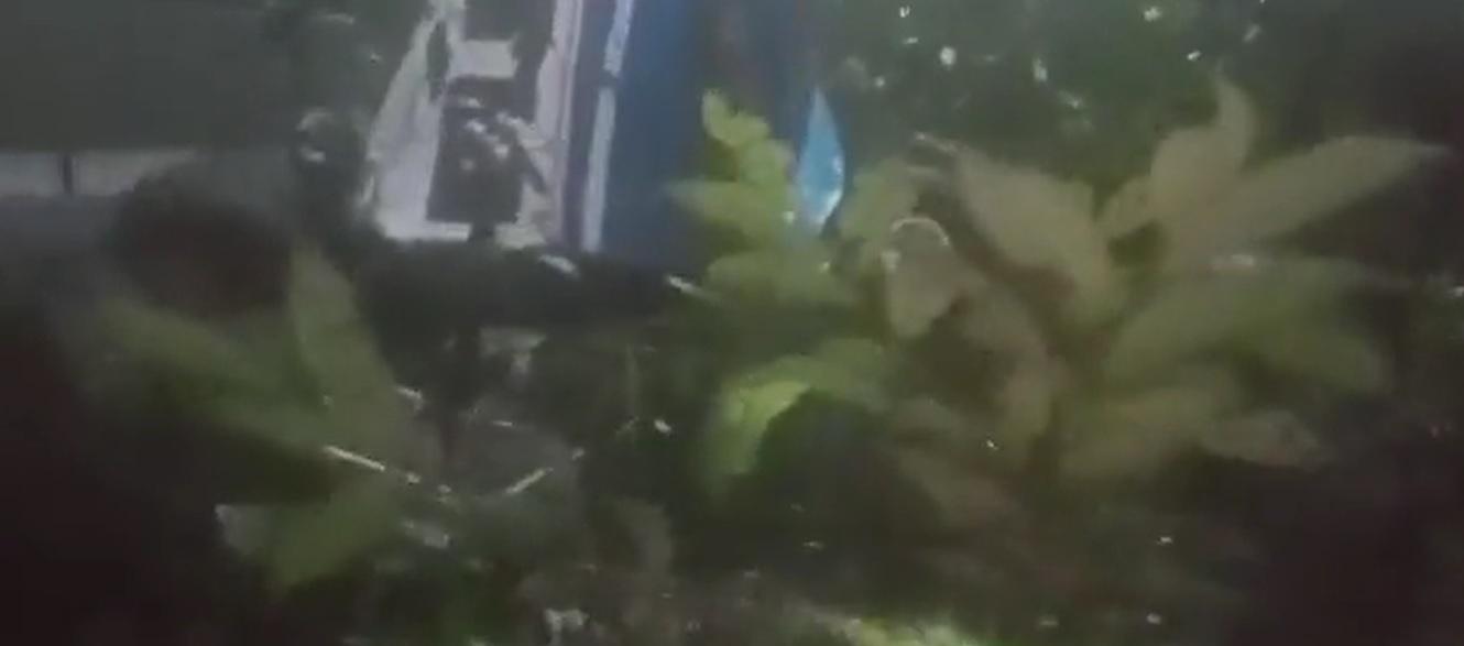 Restos de la avioneta Cessna que estaba desaparecida.