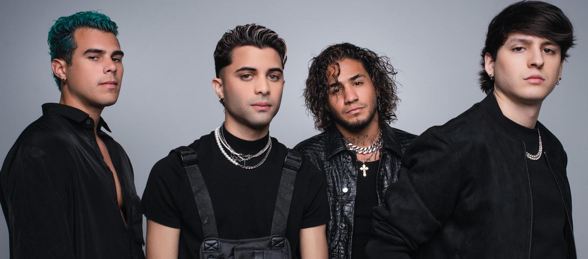 Integrantes de CNCO, banda latina de reguetón formada en el año 2015.