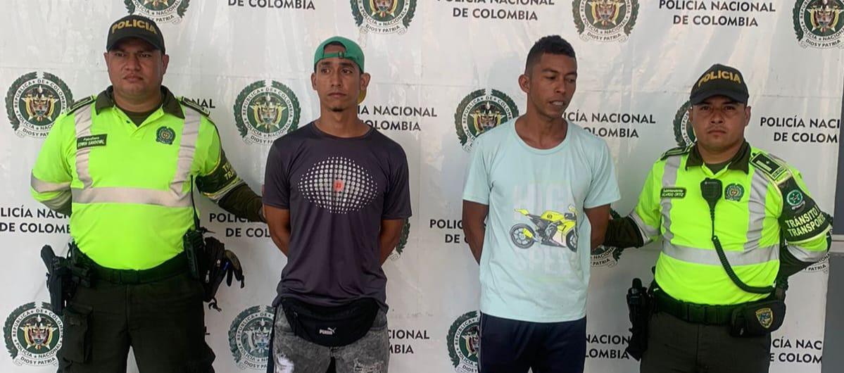 Los dos capturados por la Policía