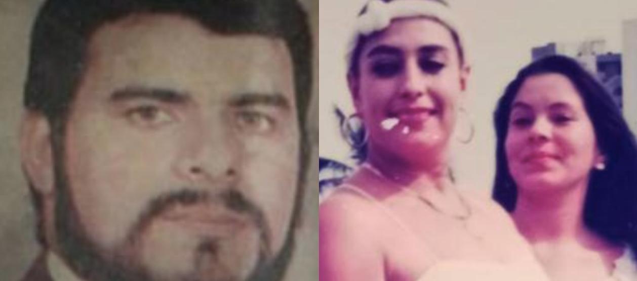 Rubiel Díaz Londoño, Stella Toro Arias y su hija Leonela Torres Arias.