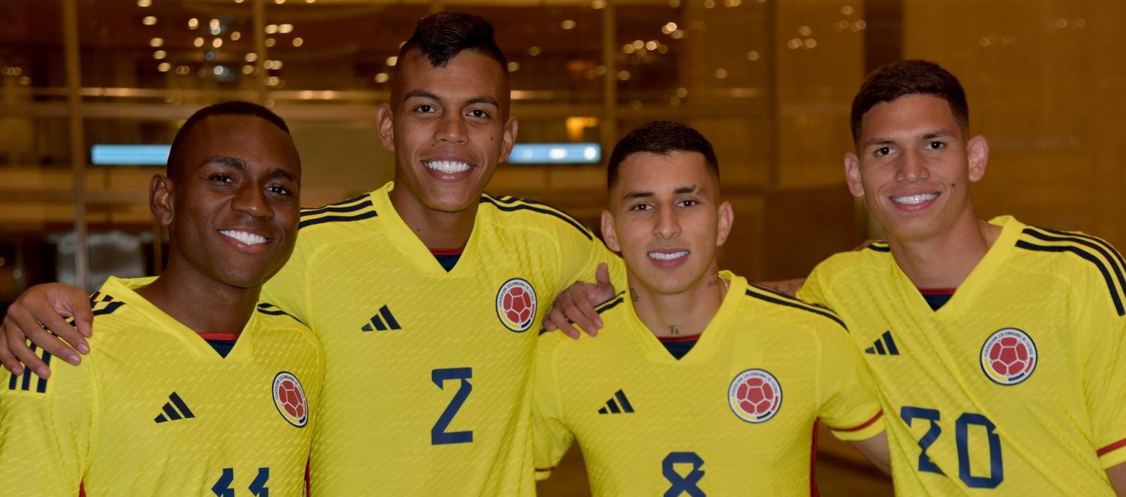 Algunos de los jugadores de la Selección.