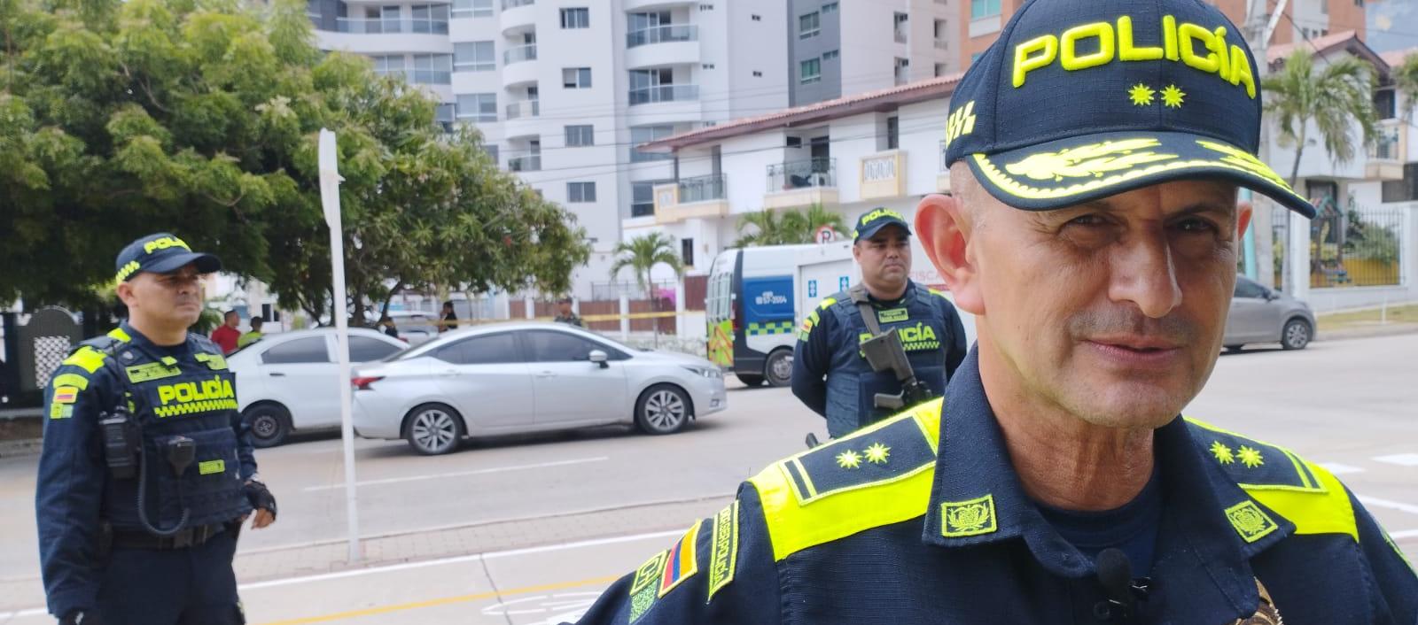 Comandante de la Policía de Barranquilla, General Jorge Urquijo.