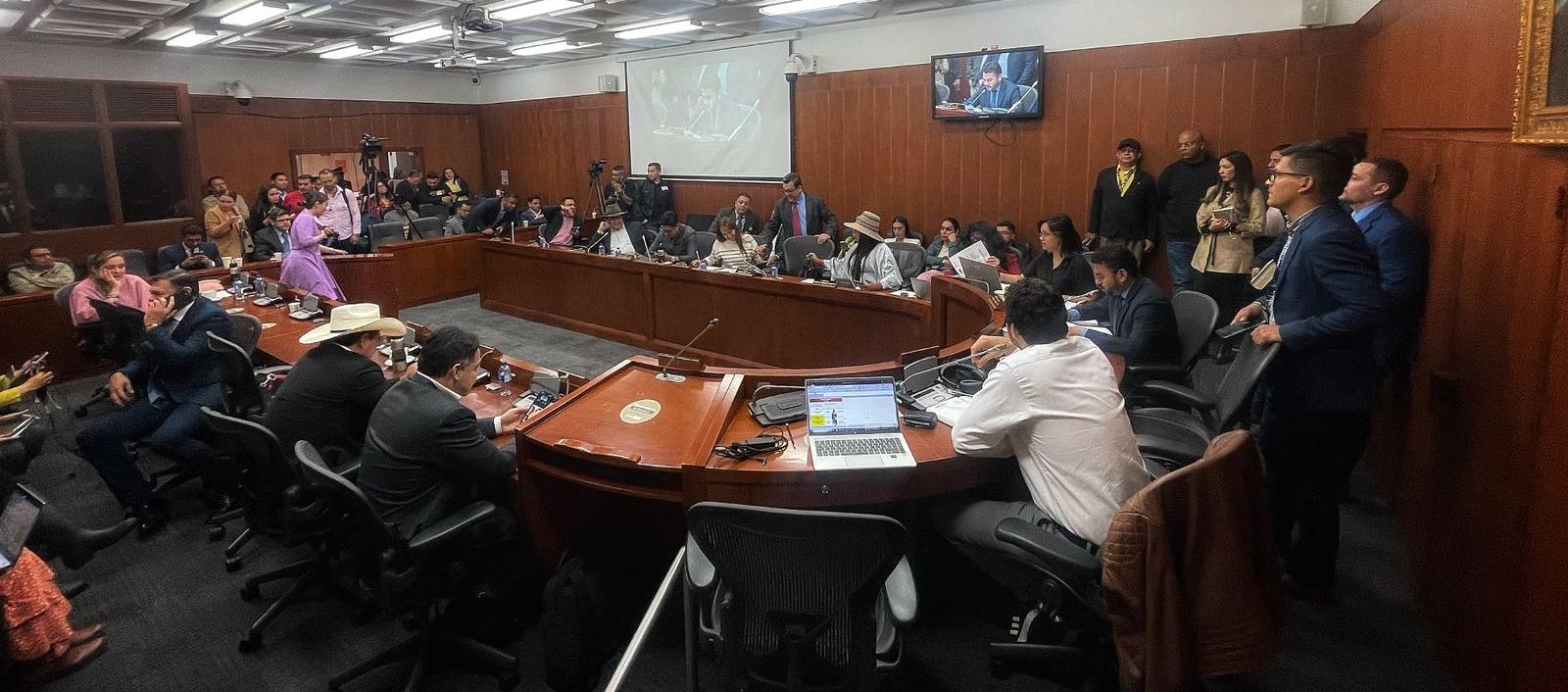 Imagen de la Comisión Séptima del Senado.