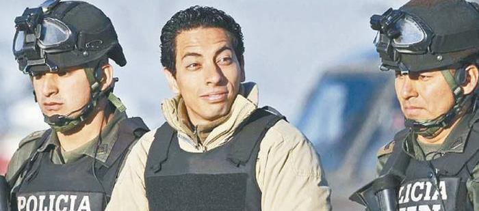 David Murcia Guzmán, cuando era extraditado a Estados Unidos.