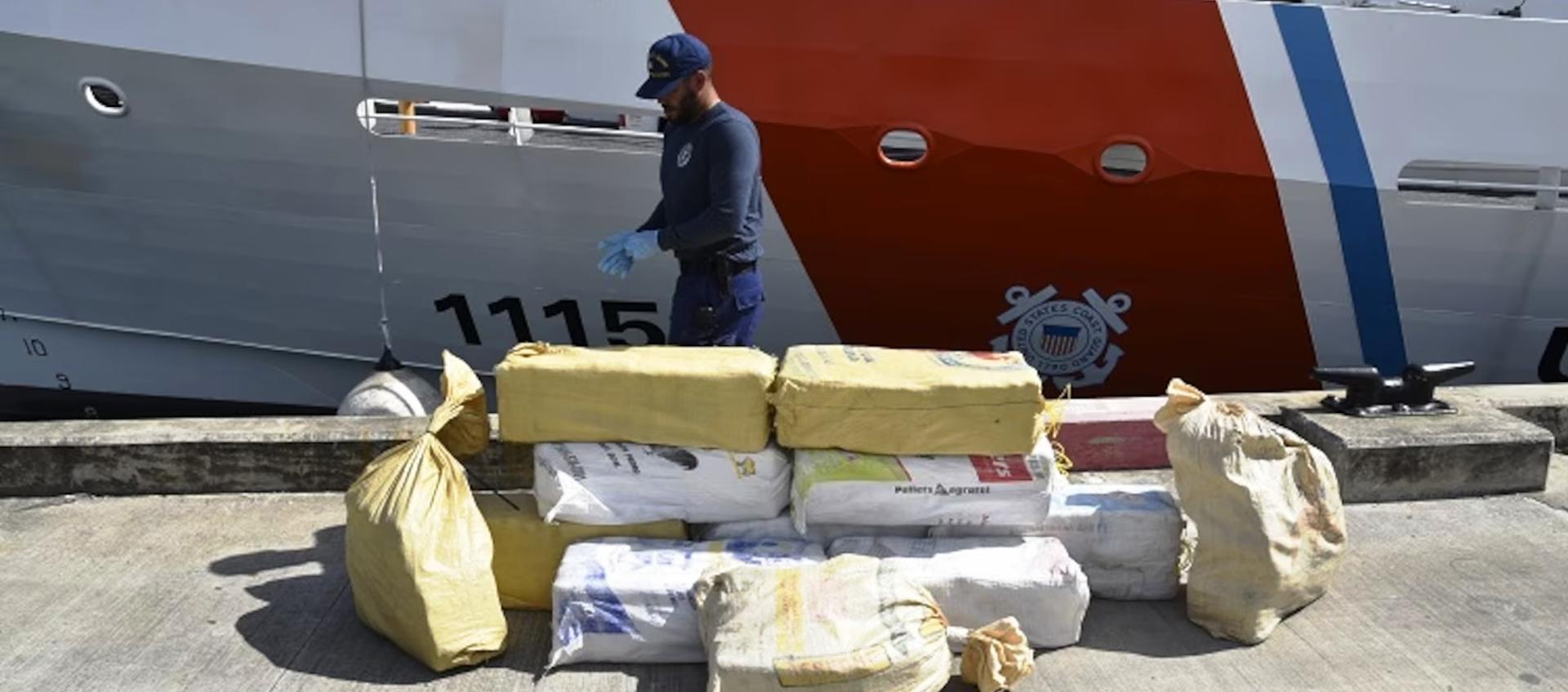 Cocaína incautada en Puerto Rico. 