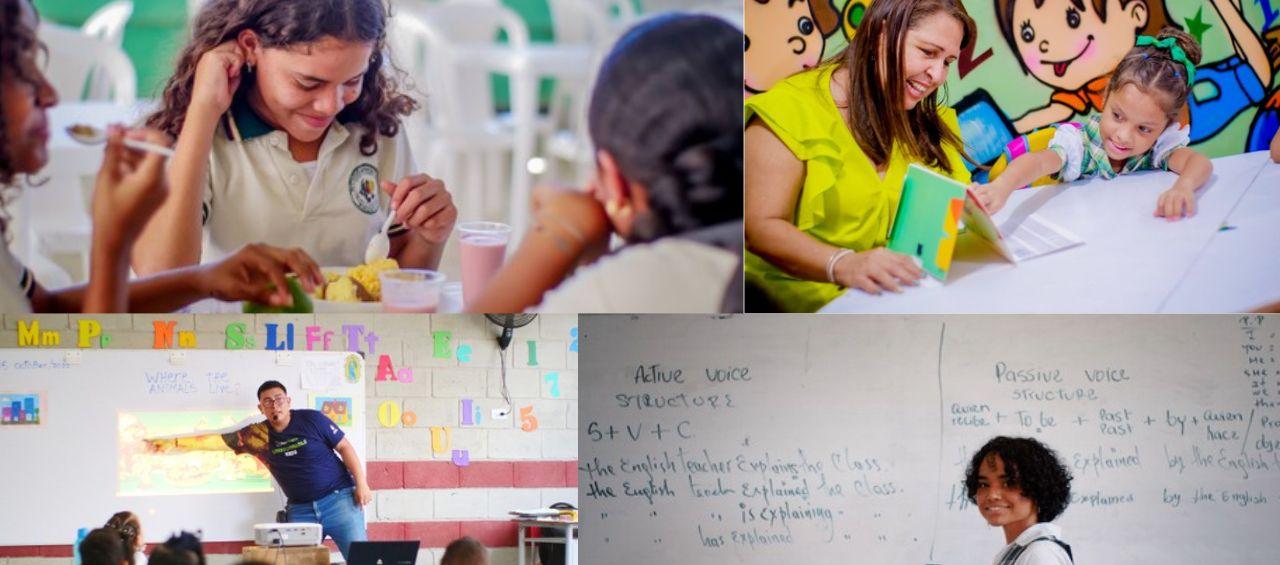 70% de niños y jóvenes estudian en colegios públicos.