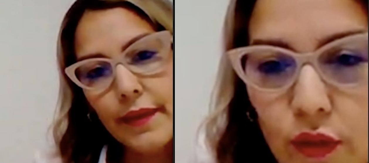 La funcionaria Faicy León Mass.