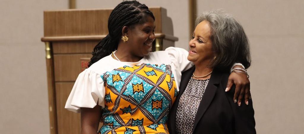 Vicepresidenta Francia Márquez y la presidenta de Etiopía, Sahle-Work Zewde.