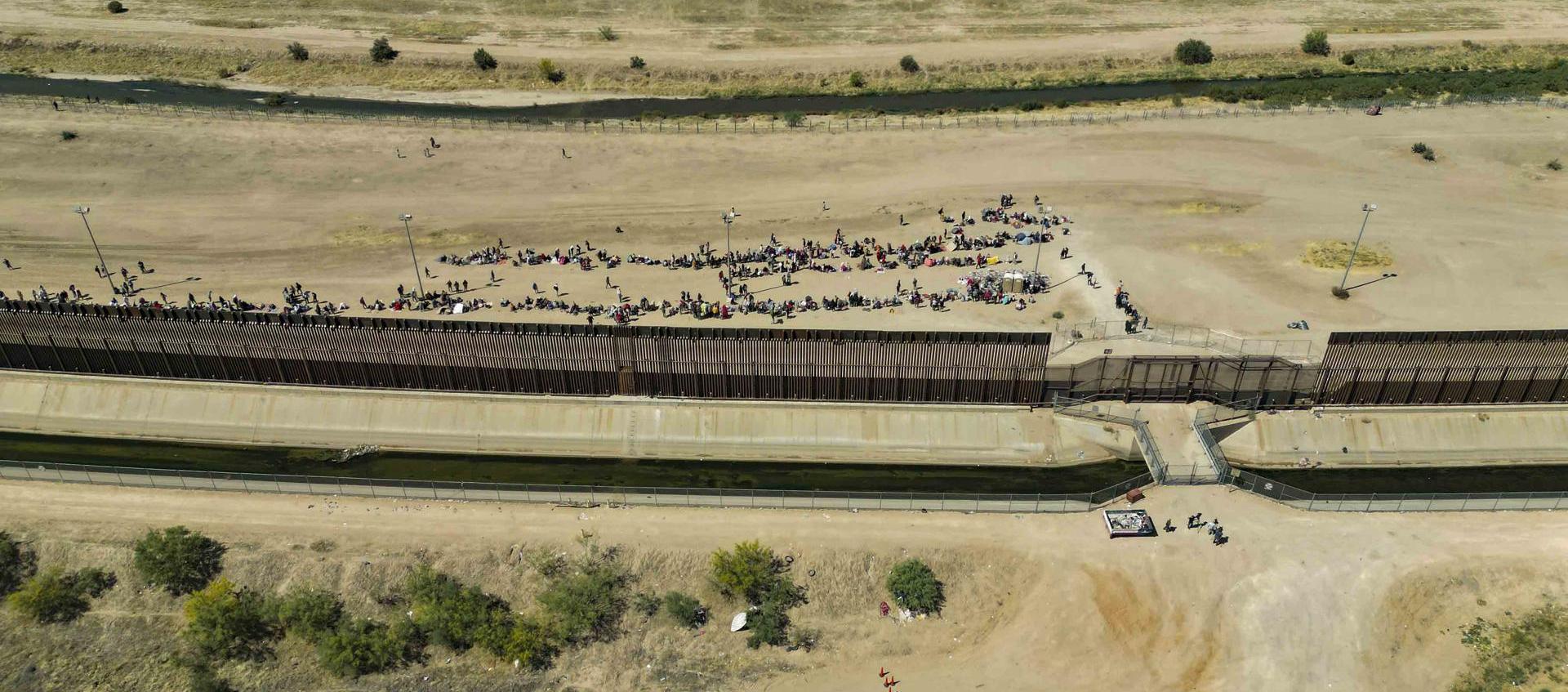 Frontera entre Estados Unidos y México.