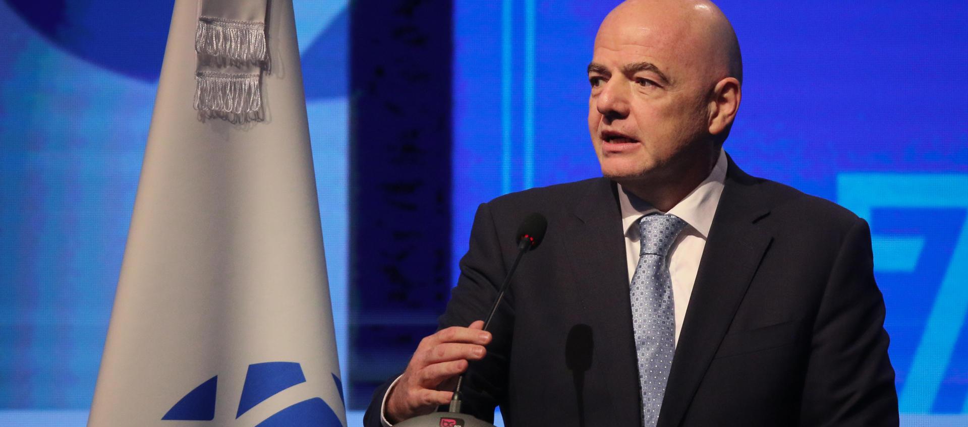El presidente de la FIFA, Gianni Infantino
