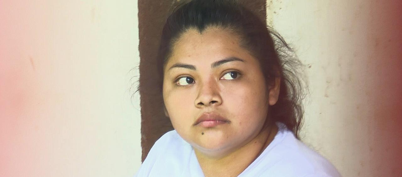   Gloria Estefany Ramírez Carías, acusada de quitarle la vida a otra mujer para robarle a su hijo.