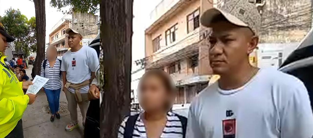 Jonás Pinto tras entregarse el día anterior en la URI de la Fiscalía. 