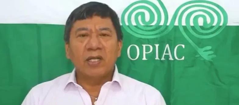 Julio César Estrada Cordero, líder indígena.