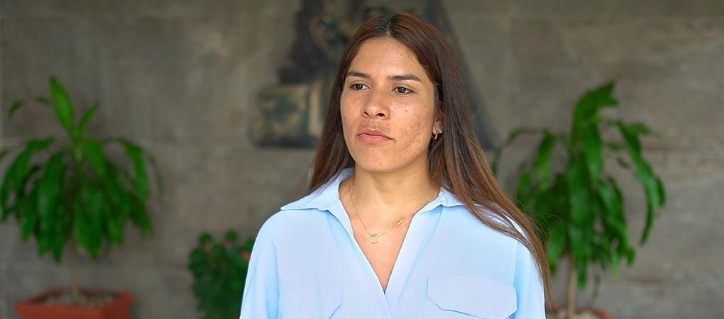 Karina Martínez, egresada de UniAtlántico.