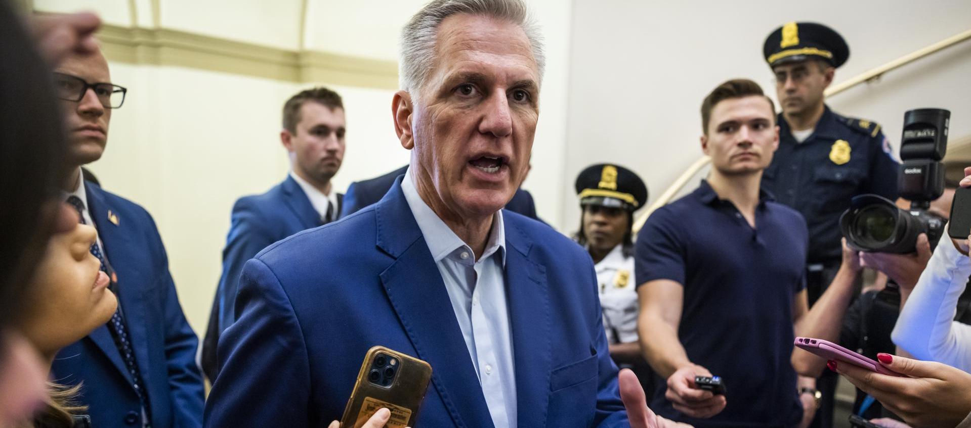 El líder de la mayoría republicana de la Cámara de Representantes de Estados Unidos, Kevin McCarthy.