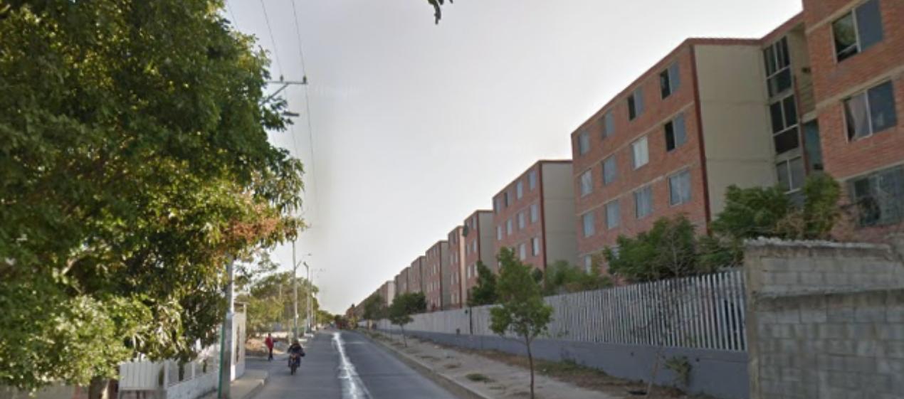 Aspecto del sector donde ocurrió el accidente. 