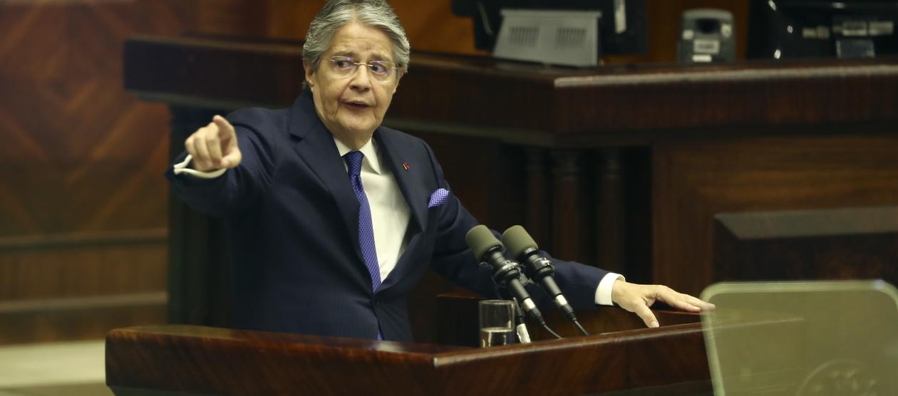 El presidente de Ecuador, Guillermo Lasso.