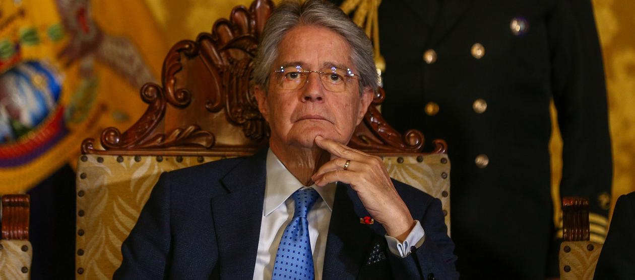 El Presidente de Ecuador, Guillermo Lasso.