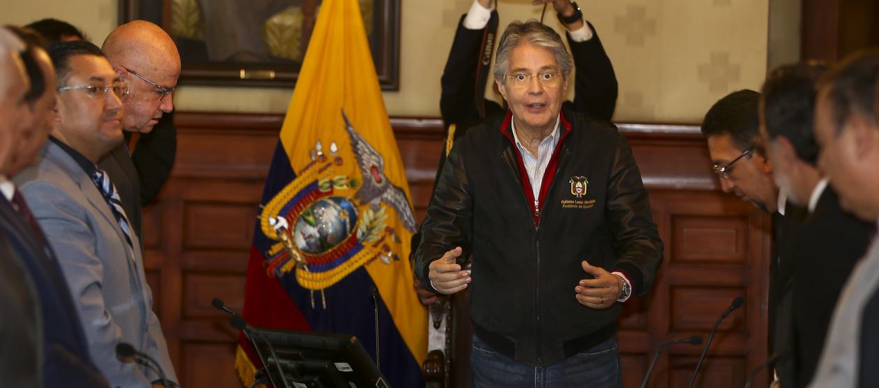 El Presidente de Ecuador, Guillermo Lasso.