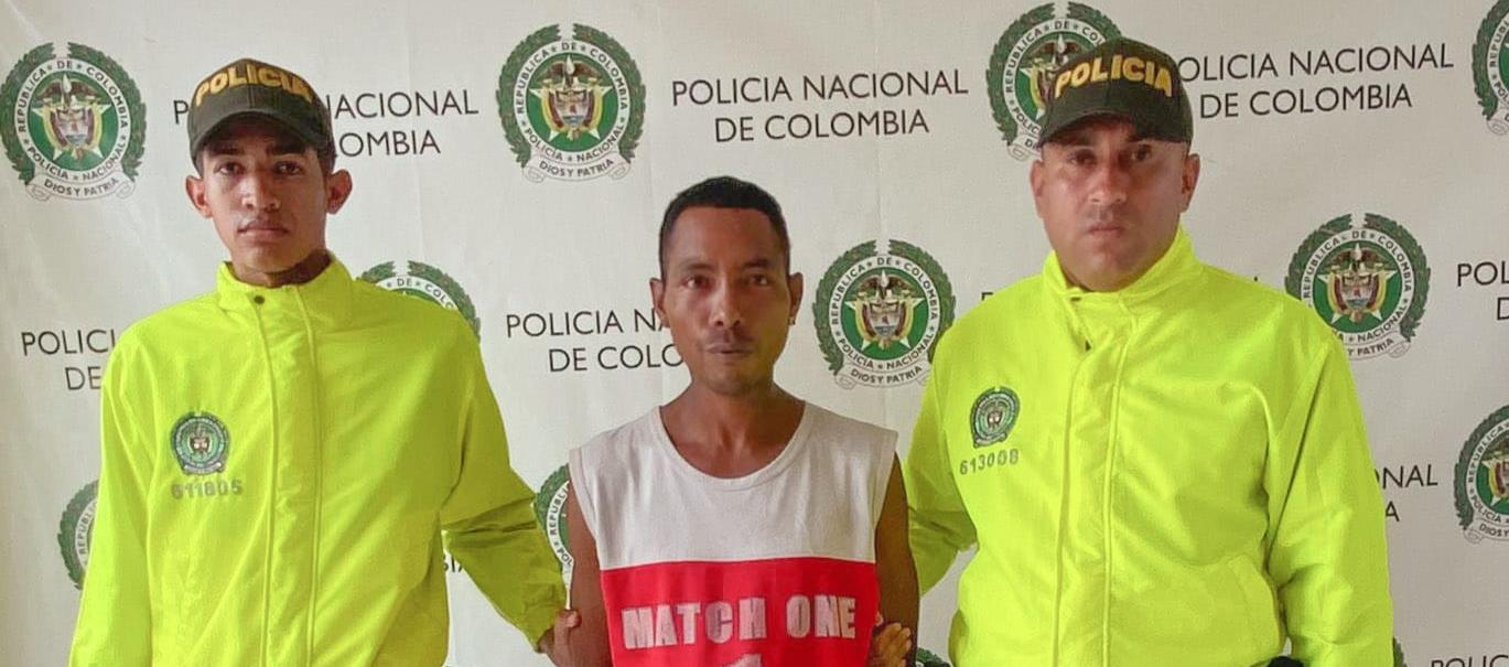 Luis Ferreira Ospino capturado por homicidio, tráfico o porte de armas de fuego.