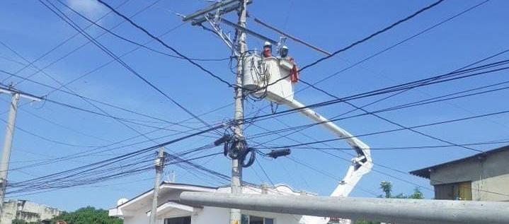 Mantenimiento en redes eléctricas en Barranquilla.