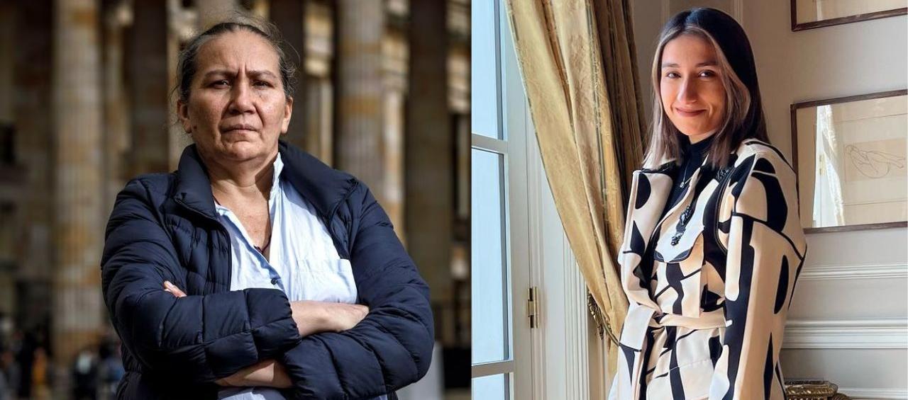 Marelbys Meza y Laura sarabia