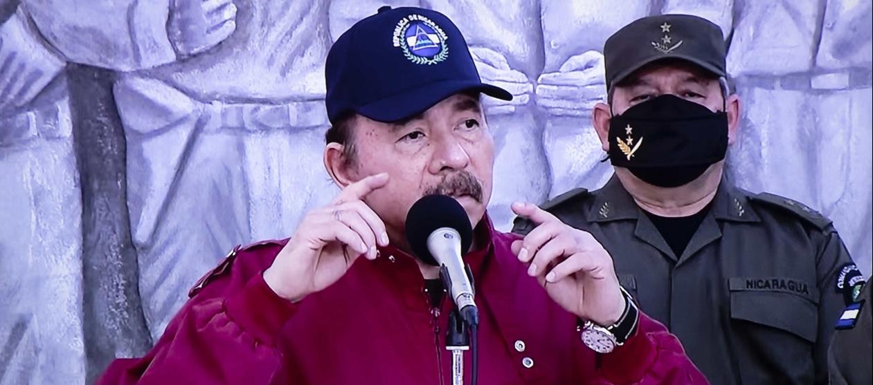 El presidente de Nicaragua, Daniel Ortega.