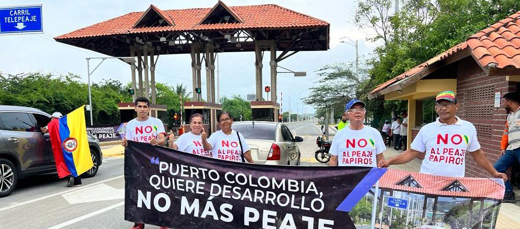 Imagen de la protesta.