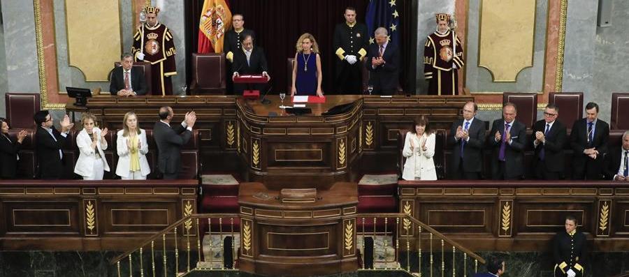 El Presidente Gustavo Petro en el Congreso español.