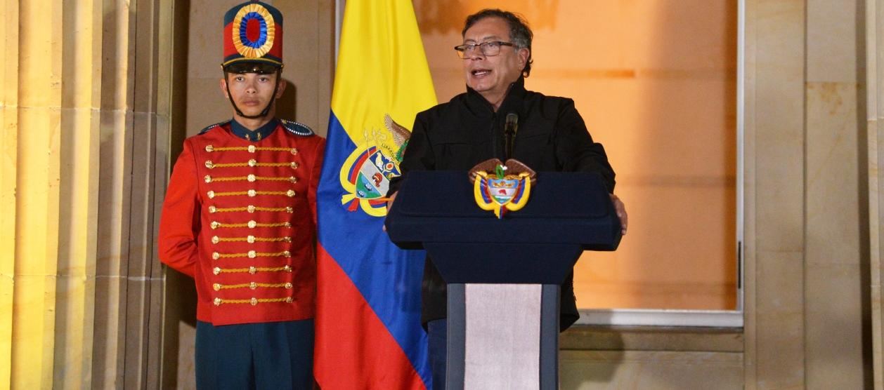 El Presidente de la República, Gustavo Petro.