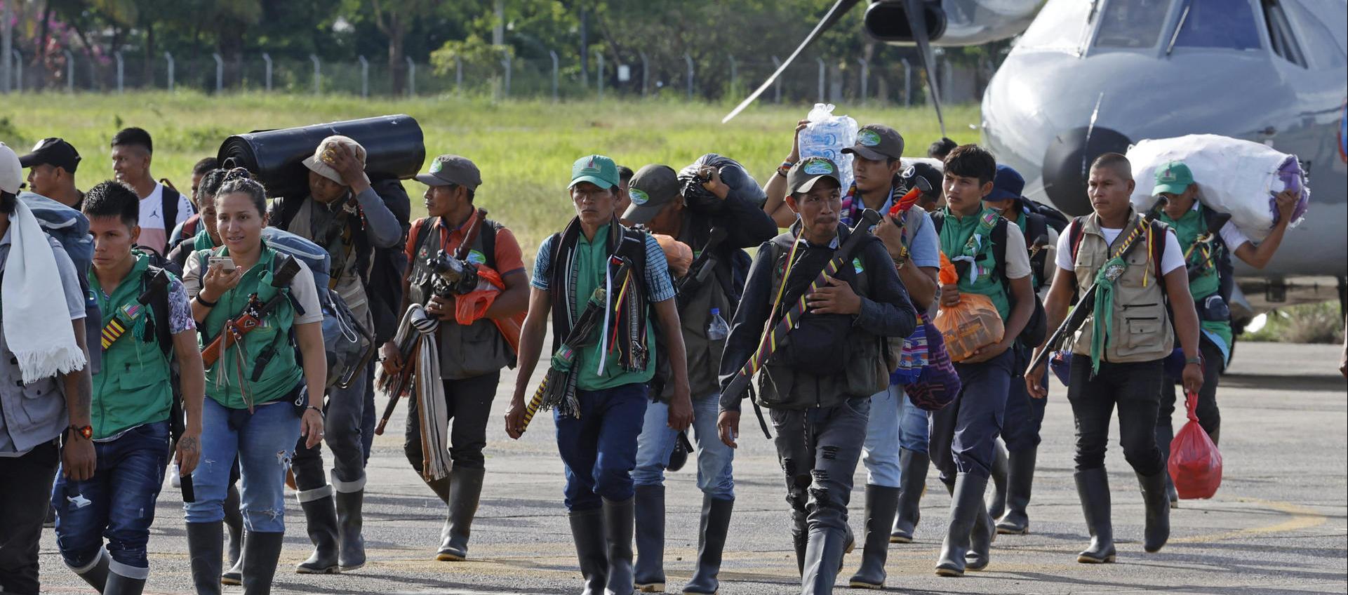 Pobladores indígenas se unieron a la búsqueda de los menores perdidos en la selva del Guaviare.
