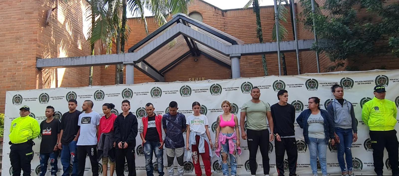 Varios de los capturados señalados de pertenecer al 'Clan del Golfo'. 