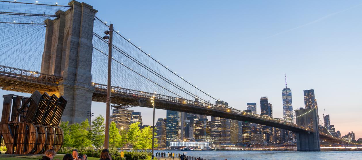 El puente de Brooklyn.
