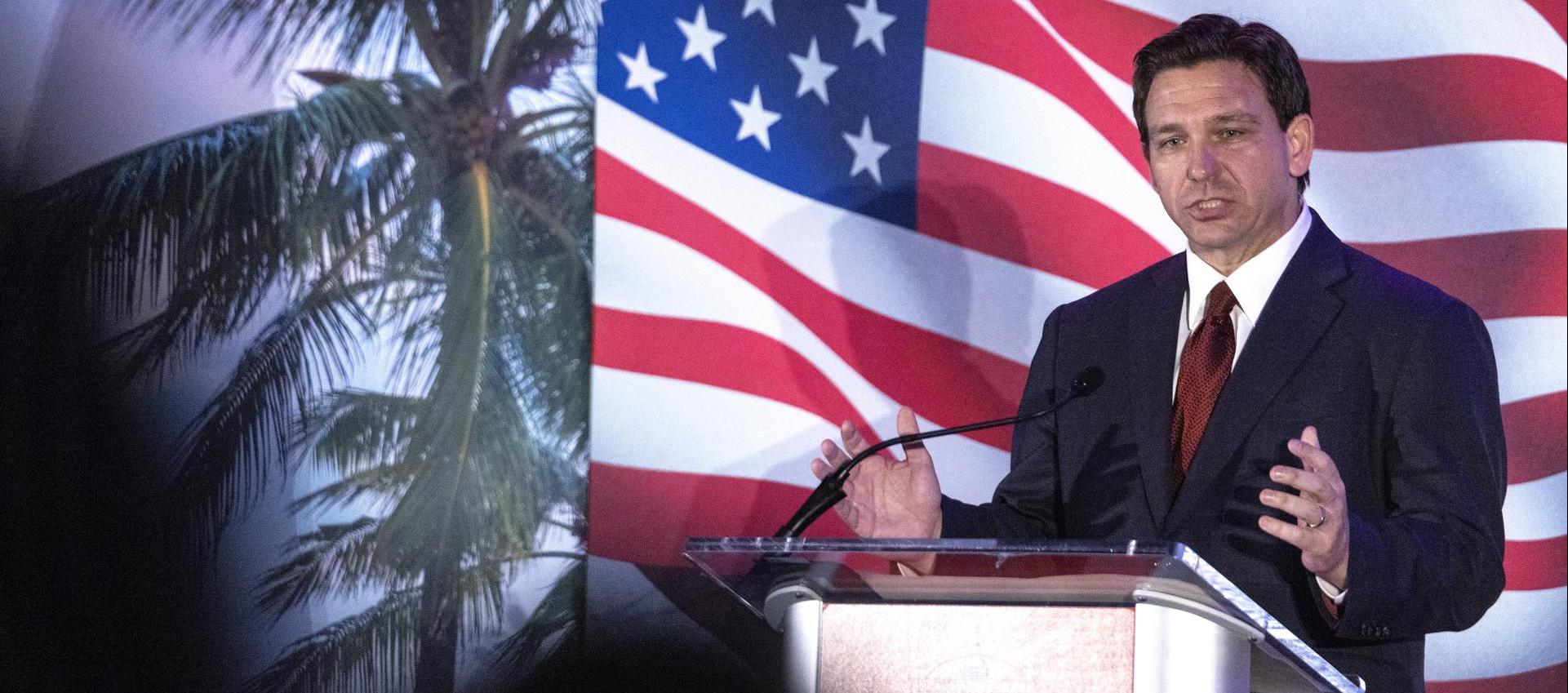 El gobernador de Florida, Ron DeSantis. 