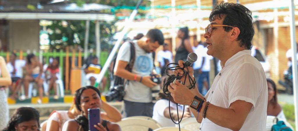 El Alto Comisionado para la Paz, Danilo Rueda.