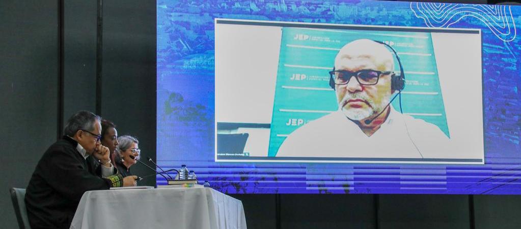 Salvatore Mancuso ante la JEP. 