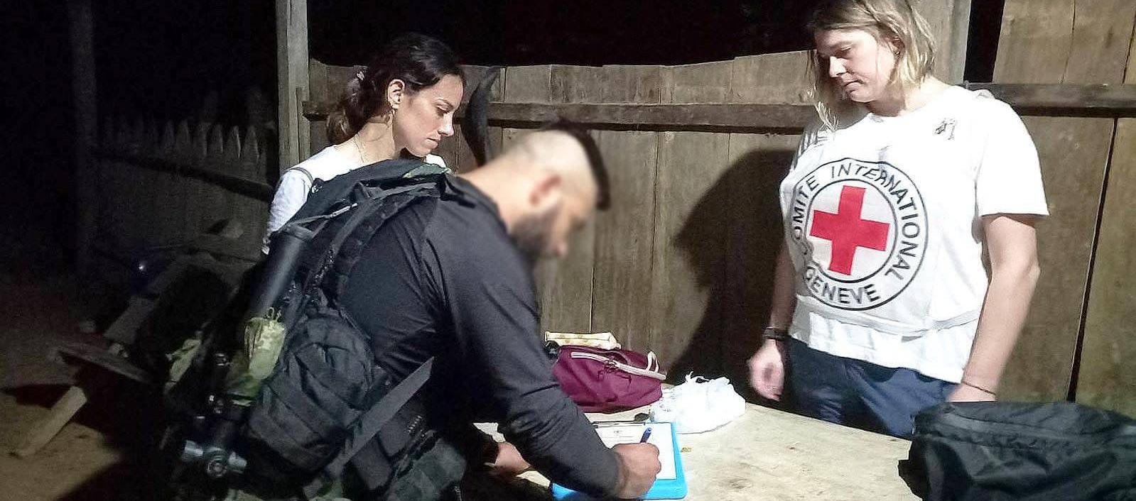 Comité Internacional de la Cruz Roja recibió a un secuestrado que estaba en poder de las FARC.