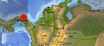 Imagen del reporte sísmico.