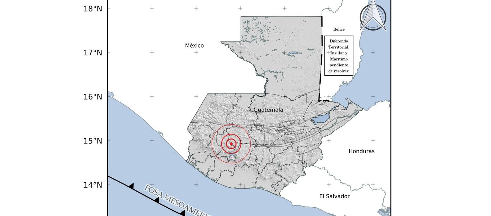 Temblor en Totonicapán