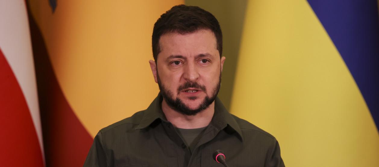 El presidente de Ucrania, Volodímir Zelenski.