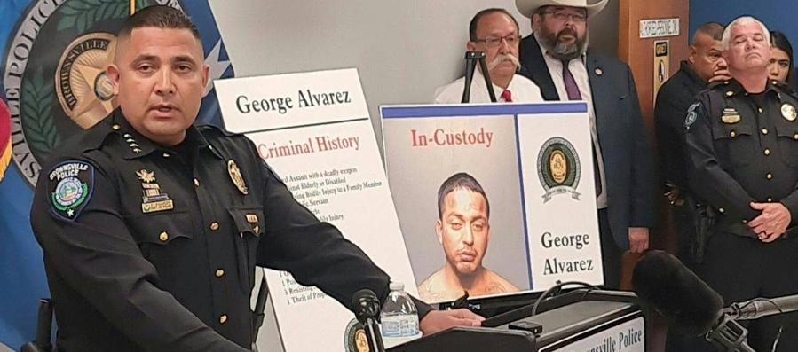 El teniente Martín Sandoval, portavoz de la policía de Brownsville