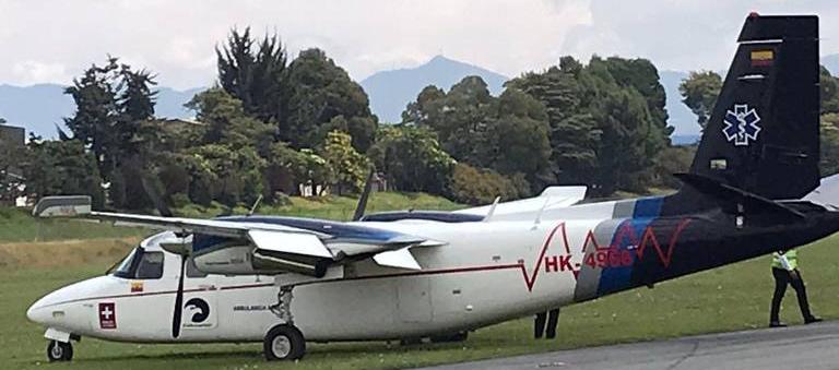 Foto referencia de avioneta